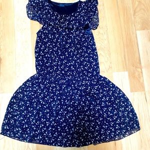 Chicken pattern tool dress